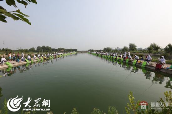 釣魚比賽現(xiàn)場(chǎng)