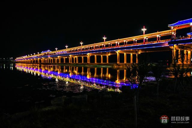 莒縣沭河濕地公園，上演激光水幕音樂噴泉，真是太棒了
