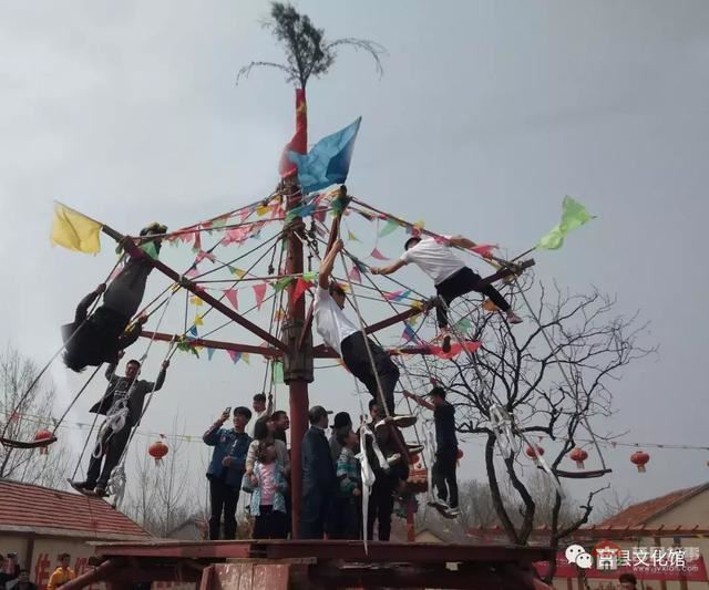 省級非遺文化之莒縣轉秋千會
